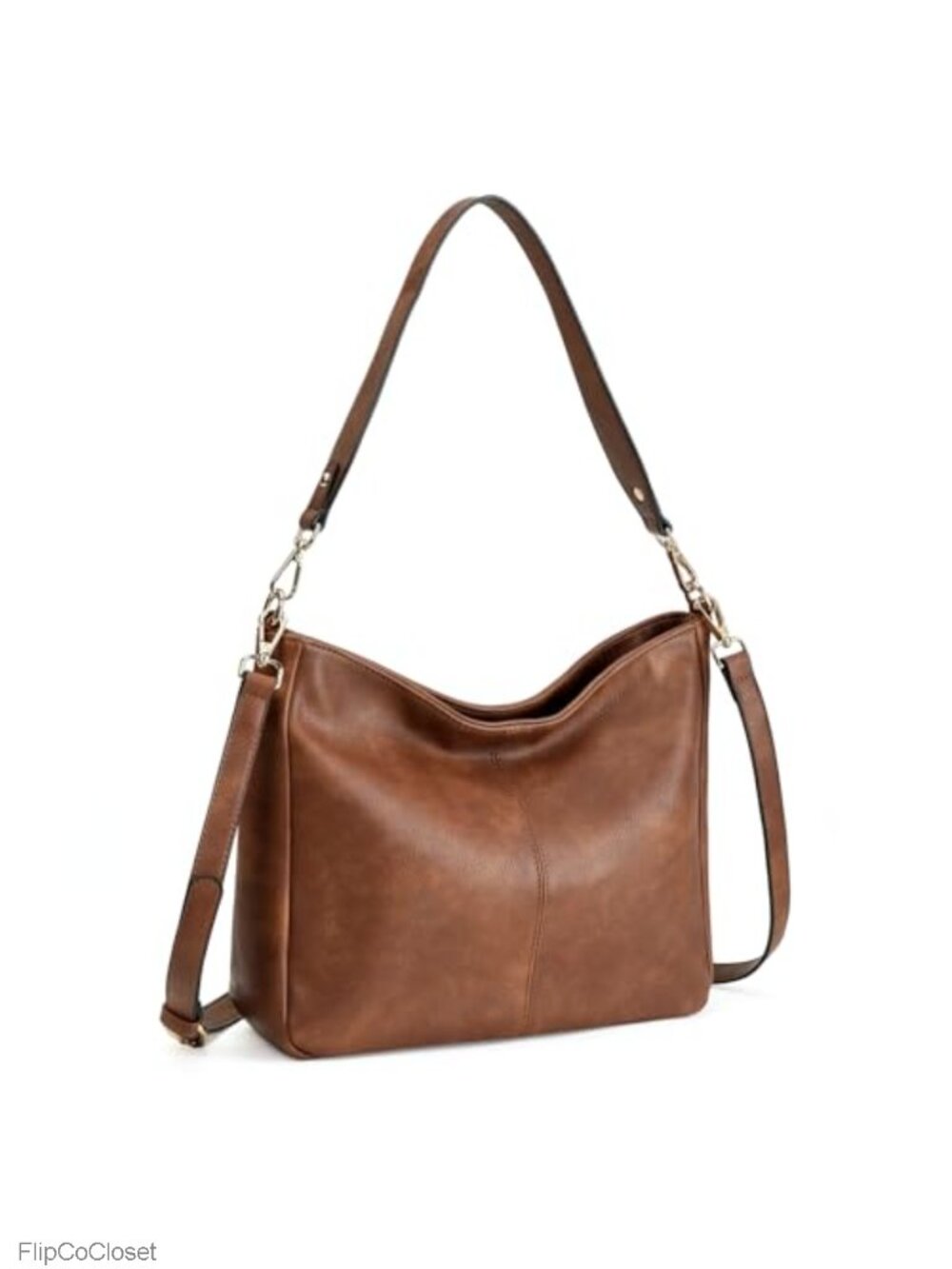 GOIACII Soft Vegan Leather Hobo Bag Crossbody Shoulder Purse Multi Pocket